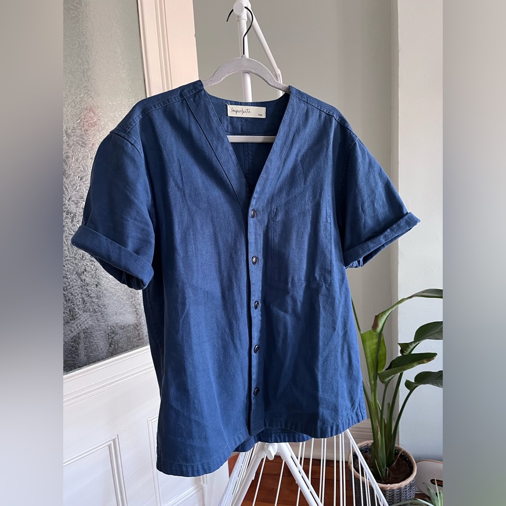 Imperfects baseball cut men’s short sleeved shirt